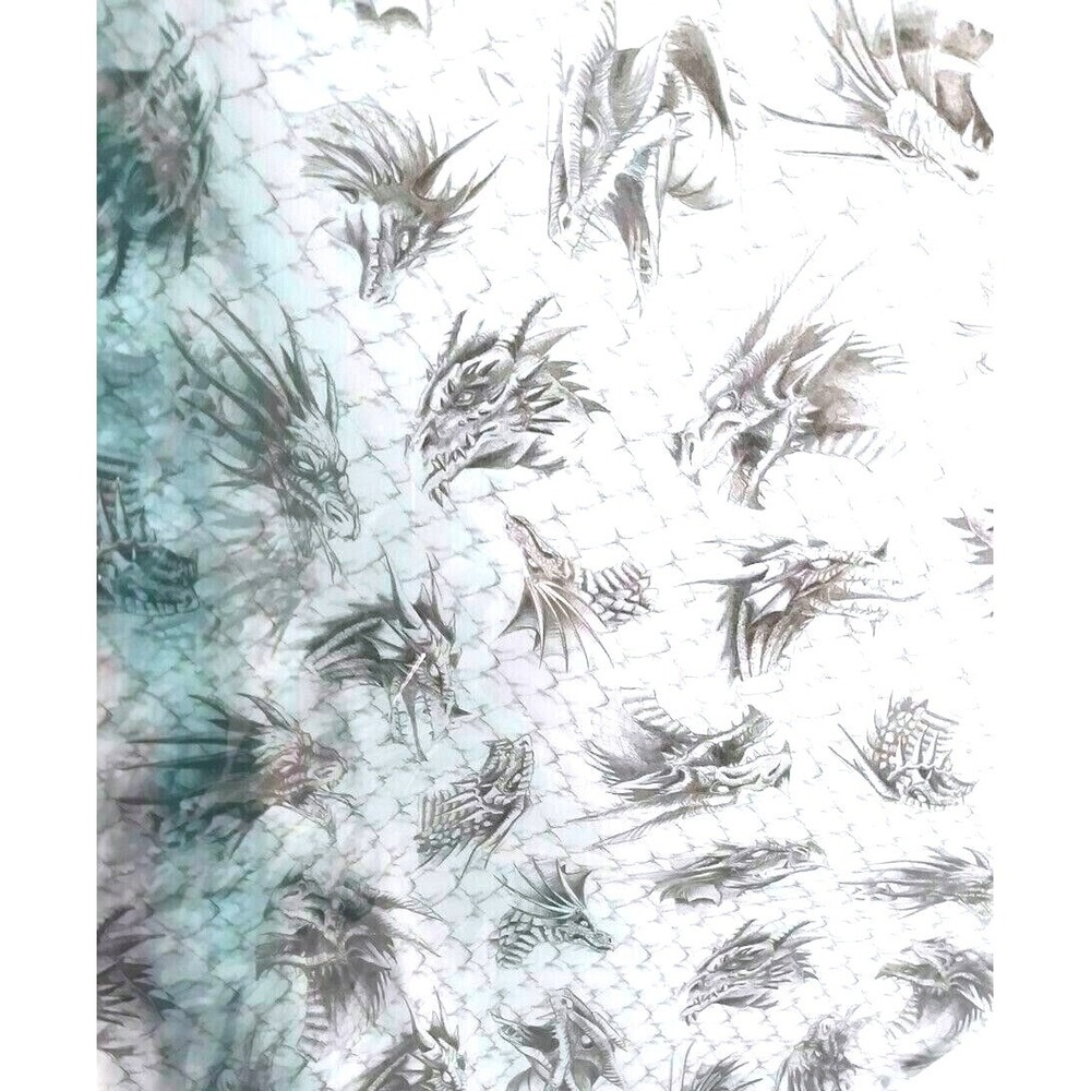 Hydrographic Film Silver Dragon for Hydrodipping 3 meters 50cm White Gray Scale